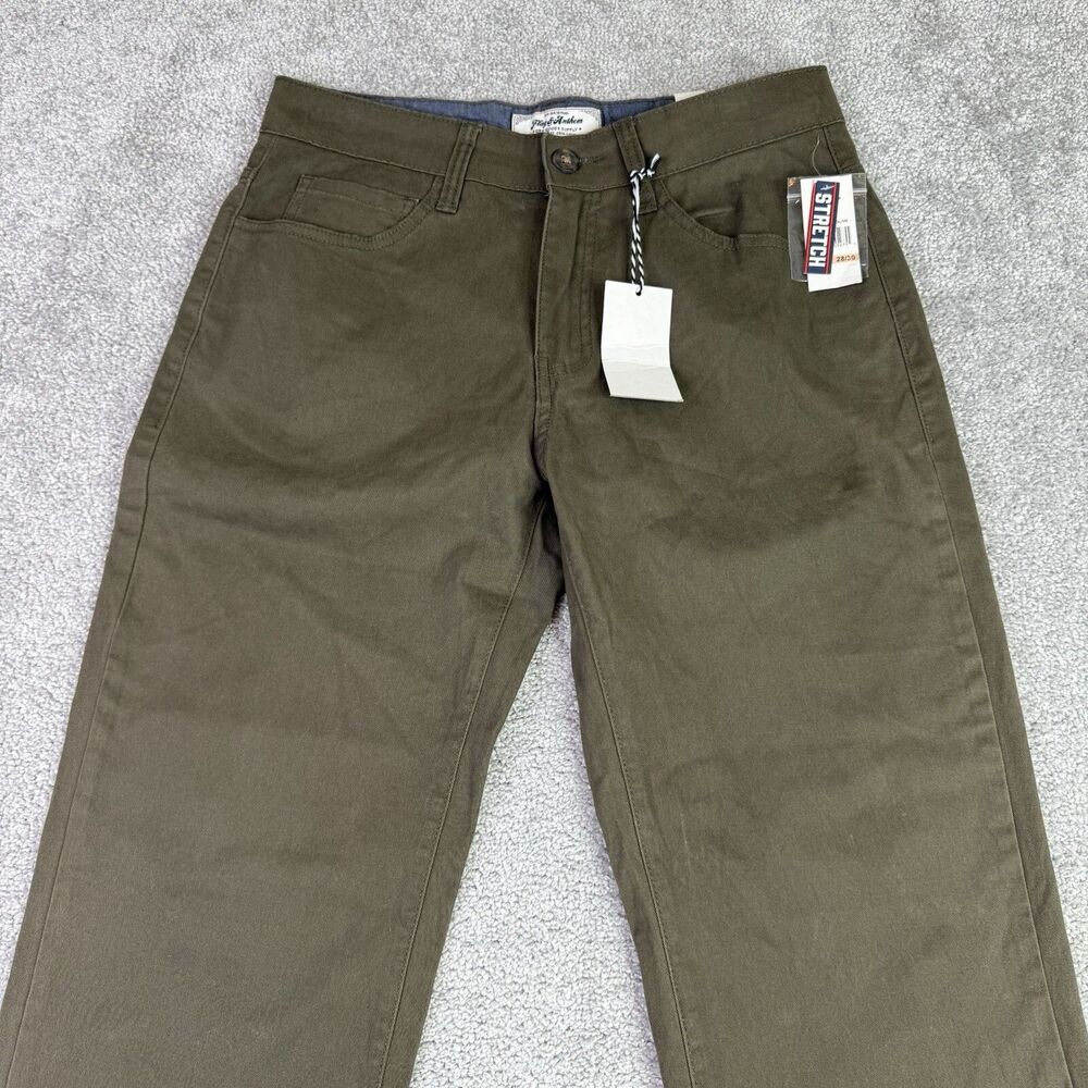 Flag & Anthem Pants Men’s 28x30 Brown Relaxed Fit Preppy Casual